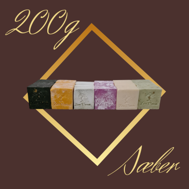håndlavet sæber 200 gram